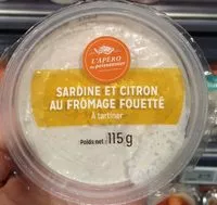 Mängden socker i Sardine et Citron au Fromage Fouetté