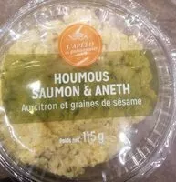 Mängden socker i Houmous Saumon & Aneth au citron et graines de sésame