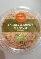 Mängden socker i Émiettés de saumon aux algues