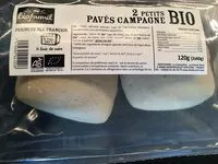 Mängden socker i 2 Petits Pavé campagne BIO