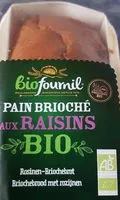 Mängden socker i pain brioché aux raisins Bio