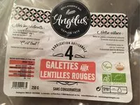 Mängden socker i Galettes aux lentilles rouges