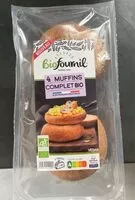 Mängden socker i Pain Muffins complet bio