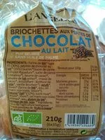 Mängden socker i Briochettes aux Pépites de Chocolat au Lait