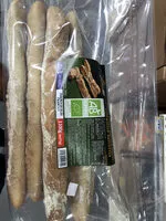 Mängden socker i 4 baguettes saveur douce