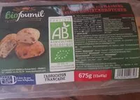 Mängden socker i Pavés aux raisins