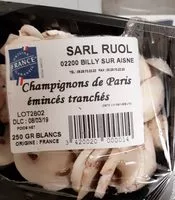 Mängden socker i Champignons de Paris