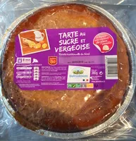 Mängden socker i Tarte au Sucre et Vergeoise