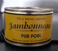 Mängden socker i Jambonneau