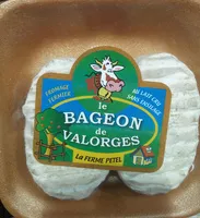 Mängden socker i Le Bageon de Valorges affiné ovale