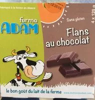 Mängden socker i Ferme Adam flan chocolat