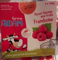 Mängden socker i Yaourt Fermier aux fruits Framboise