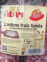 Mängden socker i Lardons frais fumés