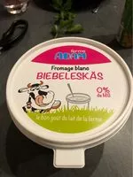 Mängden socker i Fromage Blanc 0% MG