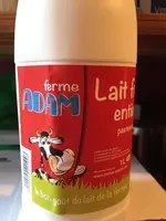 Mängden socker i Lait frais entier