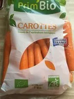 Mängden socker i Carottes - Issues de l'agriculture biologique, origine France