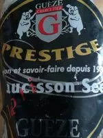 Mängden socker i Saucisson sec Guez charcutier 300g