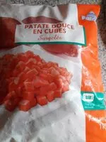 Mängden socker i Patate douce en cubes surgelées