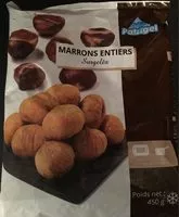 Mängden socker i Marrons entiers surgelés