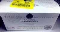 Mängden socker i Assortiment de chocolat noir - lait - blanc