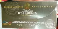 Mängden socker i Assortiment de chocolat noir