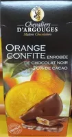 Mängden socker i Orange Confite enrobée de Chocolat Noir