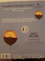 Mängden socker i Tranches d'orange confites