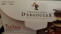 Mängden socker i Tuiles en chocolat