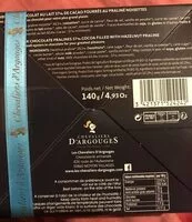 Mängden socker i Huitres chocolat BIO