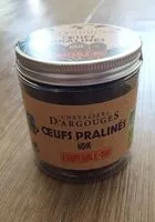 Mängden socker i Œufs pralinés noir équitable bio