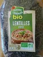 Mängden socker i Lentilles vertes