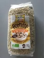 Mängden socker i Porridge tournesol lin courges