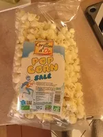 Mängden socker i Pop corn salé