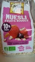 Mängden socker i Muesli Fruits Rouges