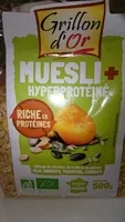 Mängden socker i Muesli + hyperprotéiné