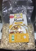 Mängden socker i Muesli Fruits