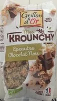 Mängden socker i Krounchy épeautre chocolat noir
