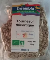 Mängden socker i Tournesol décortiqué