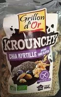 Mängden socker i Krounchy Chia Myrtilles
