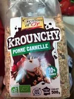 Mängden socker i Krounchy pomme cannelle