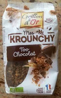 Mängden socker i Krounchy too chocolat