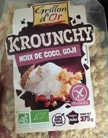 Mängden socker i Krounchy Noix de Coco, Goji