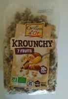 Mängden socker i Krouncky 7 fruits