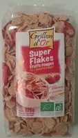 Mängden socker i Super Flakes Fruits rouges