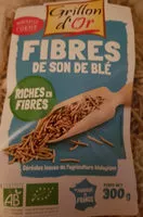 Mängden socker i Fibres de son de blé