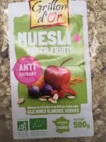 Mängden socker i Muesli Super Fruits