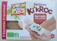 Mängden socker i Tartines Ki'Kroc sarrasin