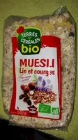 Mängden socker i Muesli lin et courges bio