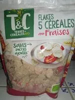 Mängden socker i Flakes 5 Céréales aux fraises