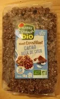 Mängden socker i Muesli croustillant cacao coco